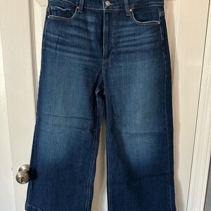 Paige Anessa High Waist Wide Leg Jeans